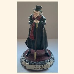 Vintage 1993 Safire Novelino “A Christmas Carol” Ebenezer Scrooge Figurine W/box